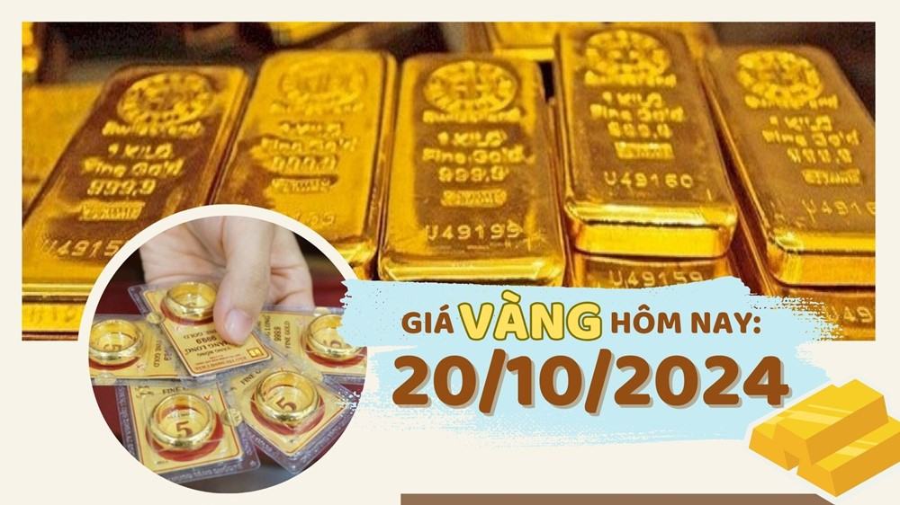 Giá vàng hôm nay 20/10: Vàng nhẫn tăng 2,3 triệu đồng/lượng tuần qua, cao nhất mọi thời đại