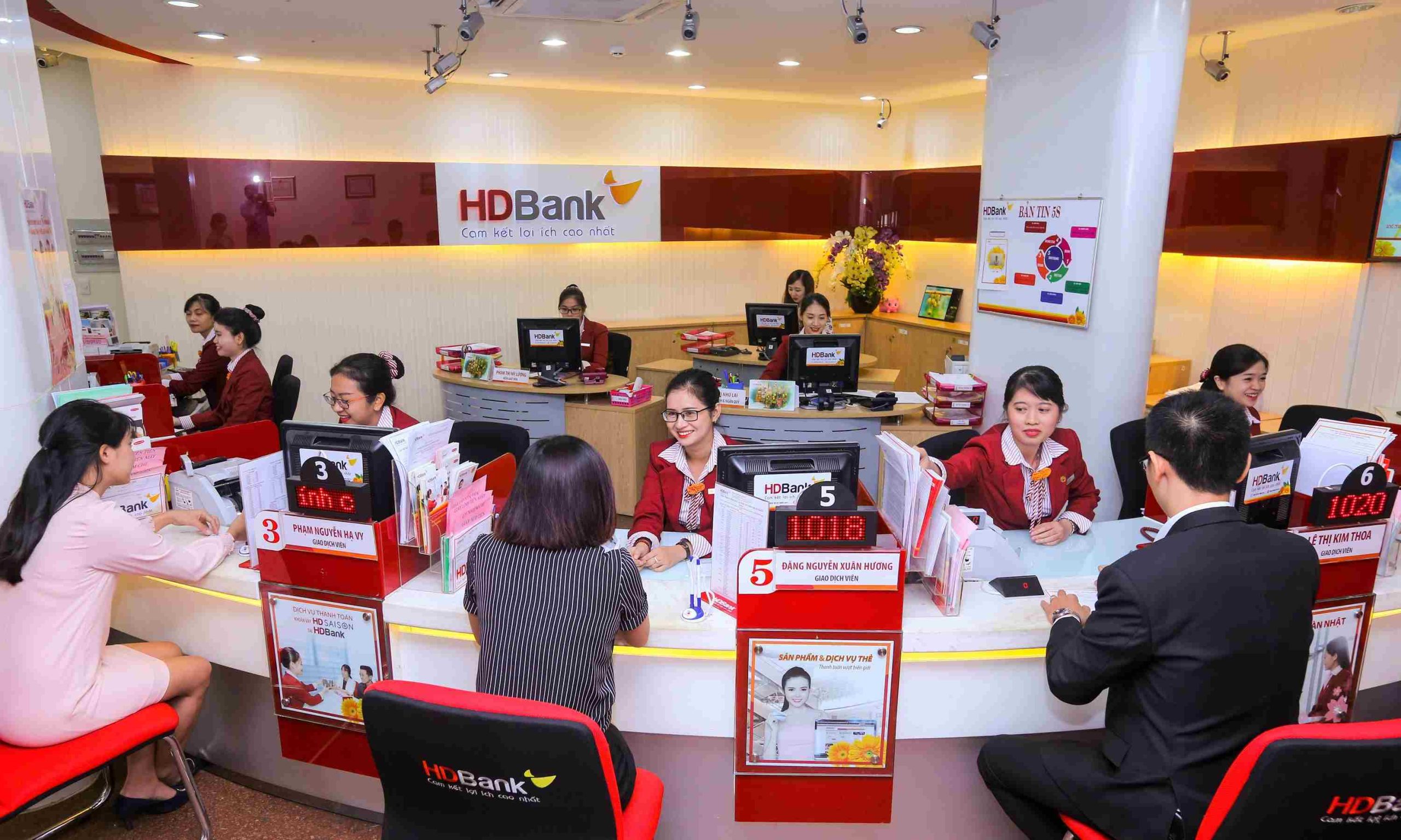 Ngân hàng HDBank có mức lãi suất cao