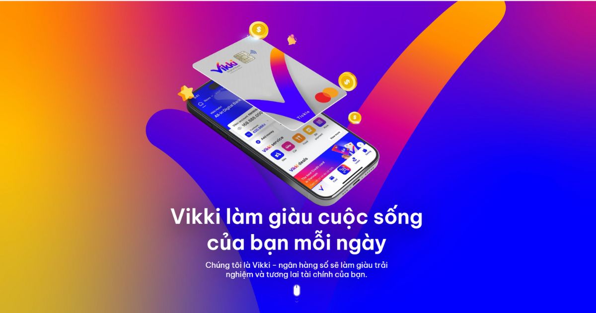 ứng dụng ngân hàng số Vikki by HDBank