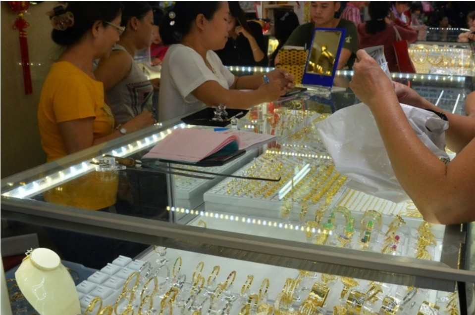 Giá vàng 29/4/2025 tăng mạnh trong bối cảnh thương mại căng thẳng 1 Ảnh: Người Lao Động