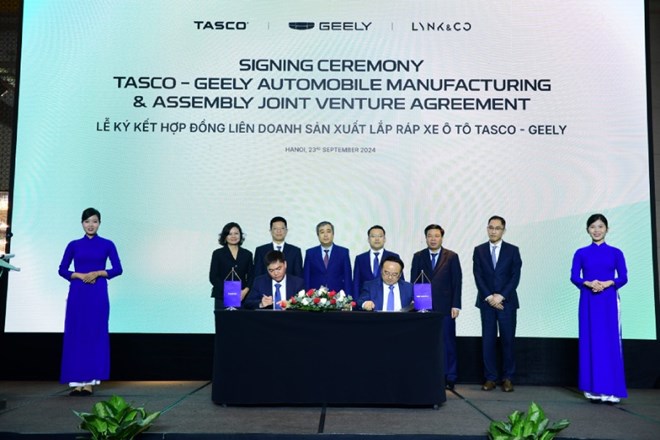 Geely đầu tư 168 triệu USD vào nhà máy ô tô tại Thái Bình 1 Dai Dien Tasco Va Ge