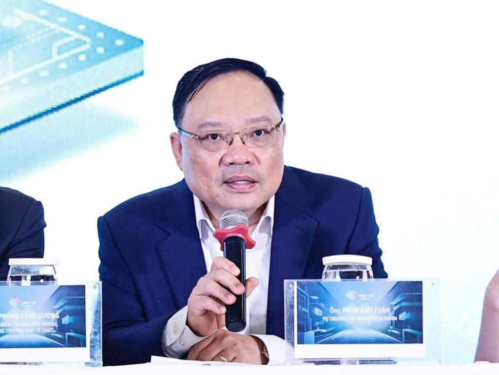 NHNN siết chặt quy định an toàn giao dịch trực tuyến với thông tư mới tháng 10 1 Vụ trưởng Vụ Thanh toán Ngân hàng Nhà nước (NHNN) - ông Phạm Anh Tuấn.