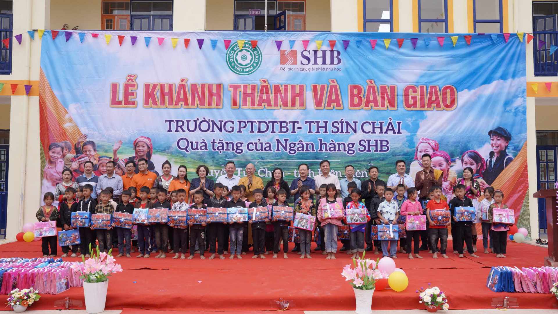 SHB khánh thành công trình lớp học trị giá 12,5 tỷ đồng tại Điện Biên 1 SHB xây dựng công trình tặng