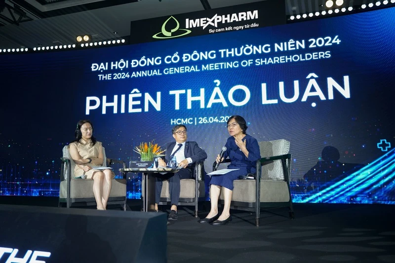 Khát vọng vươn xa của Imexpharm trên đấu trường dược phẩm châu Á 3 Phiên thảo luận tại ĐHĐCĐ Imexpharm - 60s hôm nay