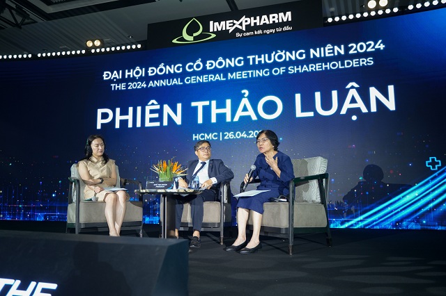 Imexpharm Tăng Trưởng Ấn Tượng Trong Quý III Nhờ Đột Phá Sản Xuất 1 dai-hoi-co-dong-cua-Imexpharm