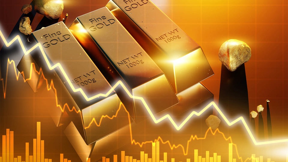 Giá vàng thế giới giảm 9,4 USD/ounce, chuyên gia dự báo xu hướng sụt giảm tiếp tục 2 giá vàng