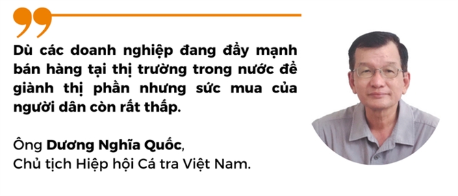 Thủy sản Việt Nam thách thức từ xuất khẩu đến nội địa 3 Ông Dương Nghĩa Quốc, Chủ tịch Hiệp hội Cá tra Việt Nam, cho biết thị trường nội địa "khó chiều" hơn xuất khẩu