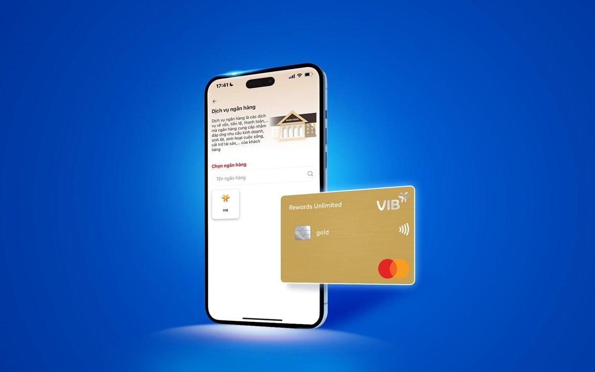 VIB triển khai thẻ tín dụng trực tuyến đầu tiên tại Việt Nam, tiện ích vượt trội 1 VIB là ngân hàng đầu tiên triển khai mở thẻ tín dụng trên ứng dụng VNeID