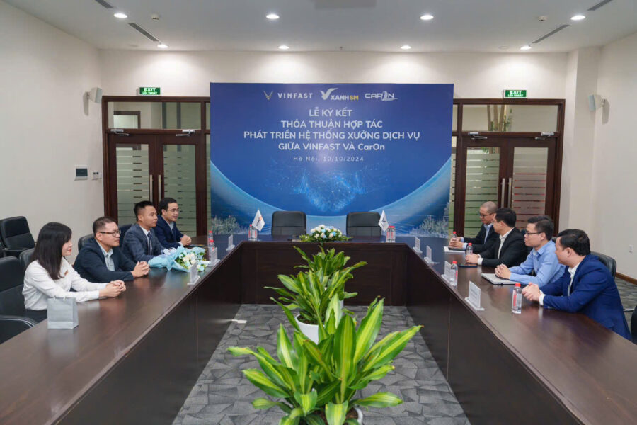VinFast bắt tay CarOn triển khai chuỗi xưởng dịch vụ xe điện toàn quốc 2 vinfast