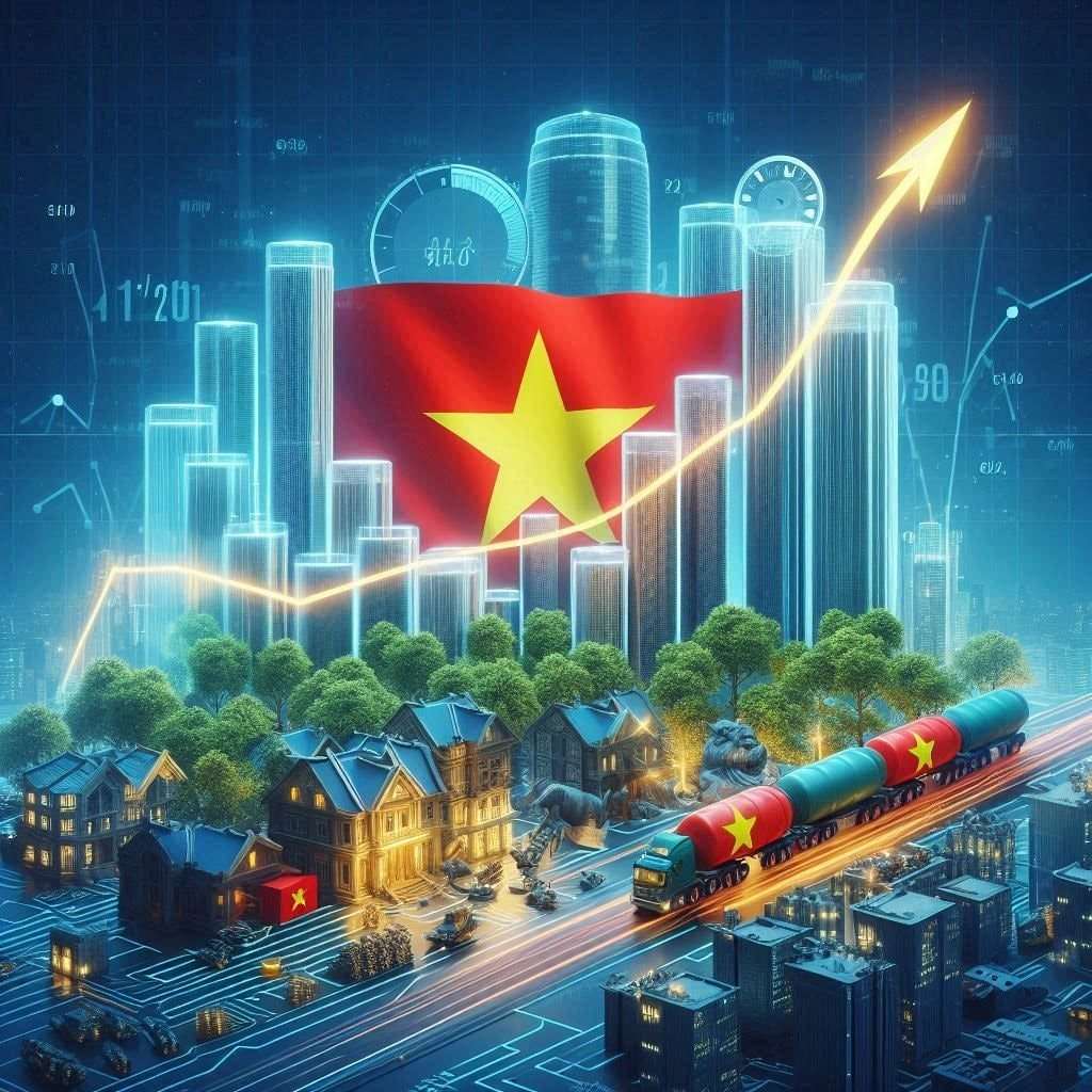 Kinh tế Việt Nam 2024: Ba động lực đầu tư, xuất khẩu, tiêu dùng đẩy GDP tăng trưởng 2 kinh tế Việt Nam