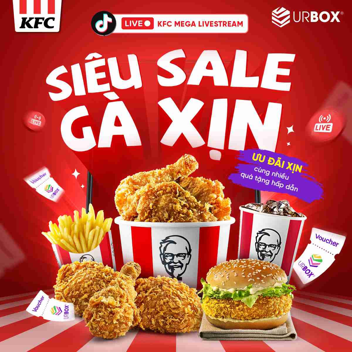 Shoppertainment bùng nổ trên TikTok, mở ra kỷ nguyên mua sắm giải trí mới 1 kfc bán hàng livestream tiktok