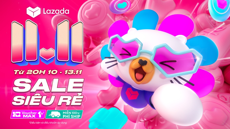 Lazada tung ra GenAI tại Đại hội Sale 11.11 1 Lễ hội mua sắm 11.11. Lazada chính thức khởi động với thông điệp chính “Sale Siêu Rẻ”. Ảnh: Lazada