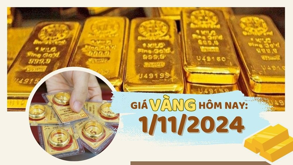 Giá vàng ngày 1/11: Thị trường trong nước thiết lập đỉnh mới