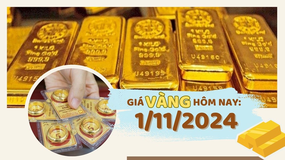 Giá vàng ngày 1/11: Thị trường trong nước thiết lập đỉnh mới 1 Giá vàng nhẫn tiếp tục tăng nhẹ - 60s hôm nay