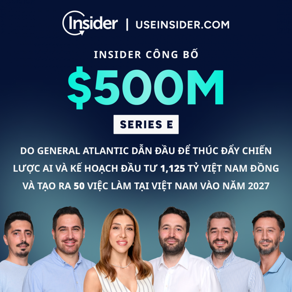 Insider đạt kỷ lục 500 triệu USD trong vòng gọi vốn Series E, tăng tốc đầu tư AI tại Việt Nam 1 insider-goi-von-thanh-cong