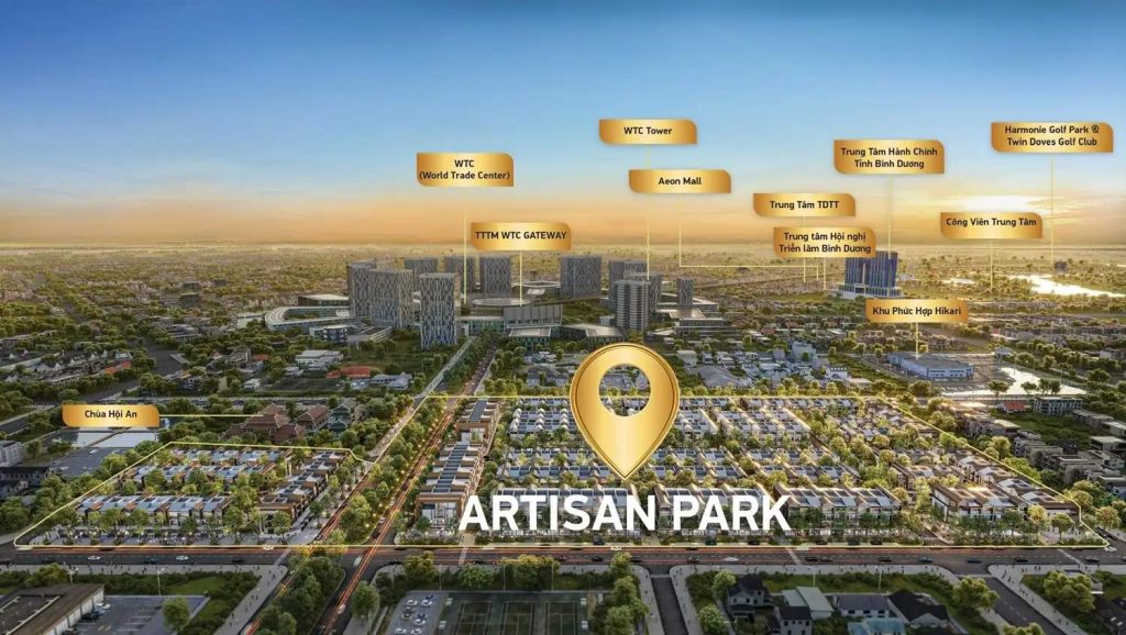 Gamuda Land ghi dấu ấn với Artisan Park - "Dự án đáng sống 2024" 2 Artisan Park sở hữu vị trí "ngũ cận" đắc địa gồm cận thị, cận giang, cận lộ, cận viên, cận giáo. Ảnh: Vietnamnet