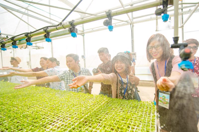 Masan Group thành công bền vững nhờ triết lý "Doing well by doing good" 3 Cận cảnh bên trong một nông trường đạt tiêu chuẩn công nghệ cao của WinEco để cung cấp các sản phẩm “xanh và sạch” đến các hệ thống cửa hàng. Ảnh: Vneconomy