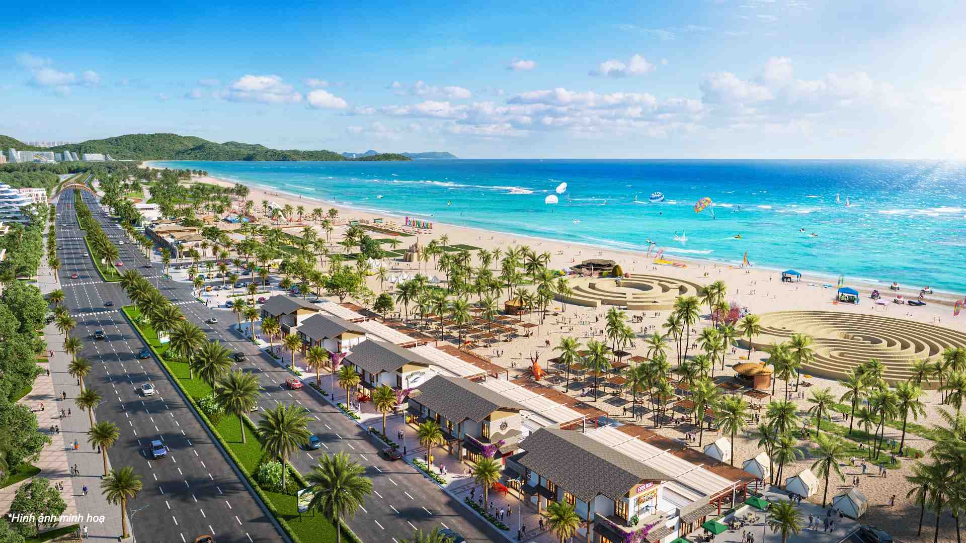 Vì sao giới đầu tư ồ ạt xuống tiền săn đón nhà phố biển Sông Town 3 Thiên đường hải sản Seafood Paradise của Sông Town CaraWorld
