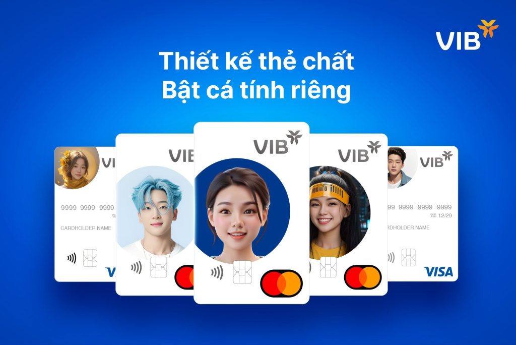 Ngân hàng VIB khẳng định vị thế dẫn đầu thị trường thẻ với 8 giải thưởng Mastercard 3 Ngân hàng VIB cho phép khách hàng có thể tự thiết kế hình ảnh in trên thẻ tín dụng một cách đa dạng. Ảnh: VIB