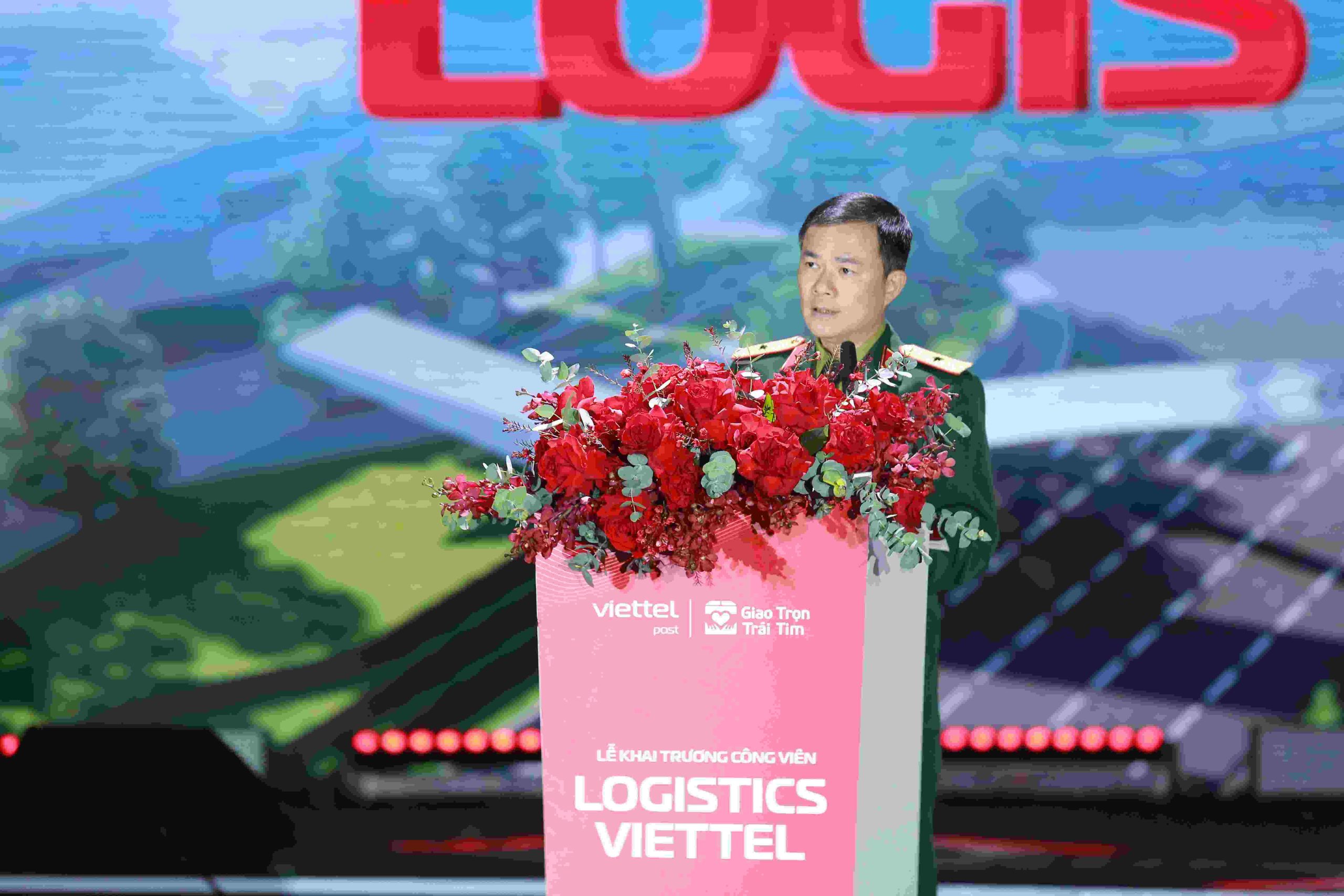 Khai trương Công viên Logistics Viettel – bước đột phá trong lĩnh vực logistics tại Việt Nam 2 Thiếu tướng Tào Đức Thắng, Chủ tịch kiêm Tổng Giám đốc Tập đoàn Viettel đã có những nhận định về tầm nhìn phát triển Công viên Logistics Viettel