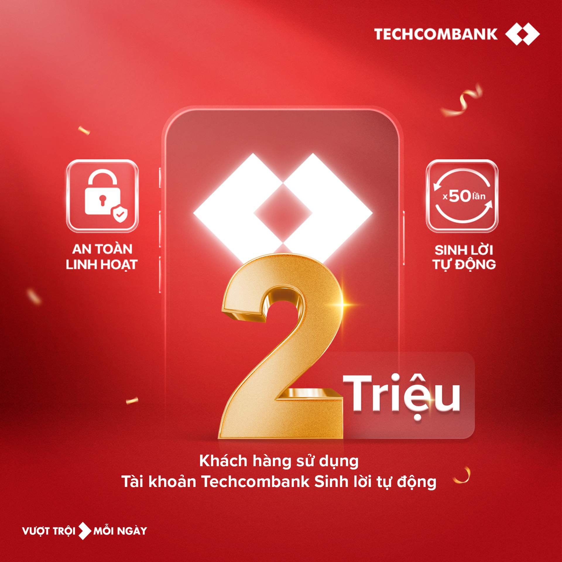 Sinh Lời Tự Động Cùng Techcombank: "Cơn Sốt" Mới, Thu Hút Hơn 2 Triệu Khách Hàng 1 techcombank sinh lời tự động