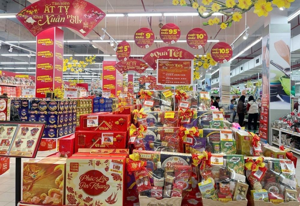 Giỏ quà tết thương hiệu Việt ngày càng được ưa chuộng 1 Các giỏ quà Tết có đủ các kiểu dáng bắt mắt - 60s hôm nay