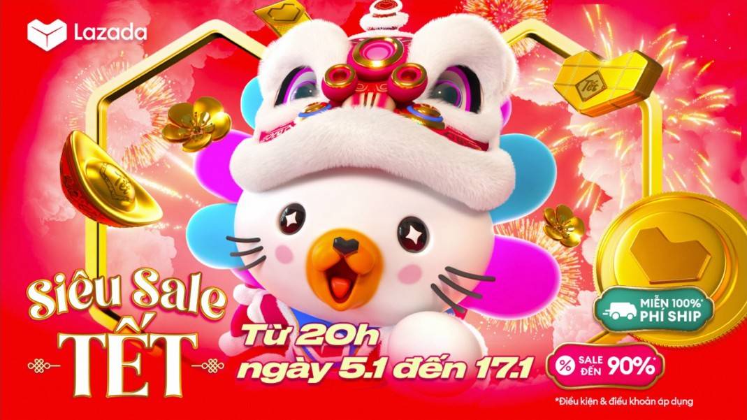 Lazada khởi động lễ hội mua sắm Tết 2025 với ưu đãi cực khủng 1 Lazada khởi động lễ hội mua sắm Tết