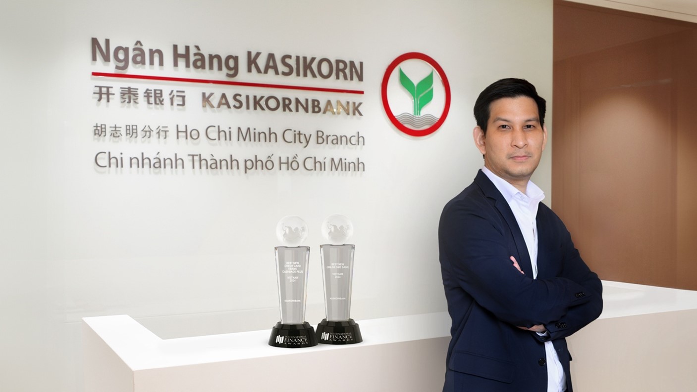Ngân hàng KBank được vinh danh giải Thẻ Tín Dụng Mới Tốt Nhất Việt Nam 2024 3 tổng giám đốc ngân hàng KBank Tp.Hcm