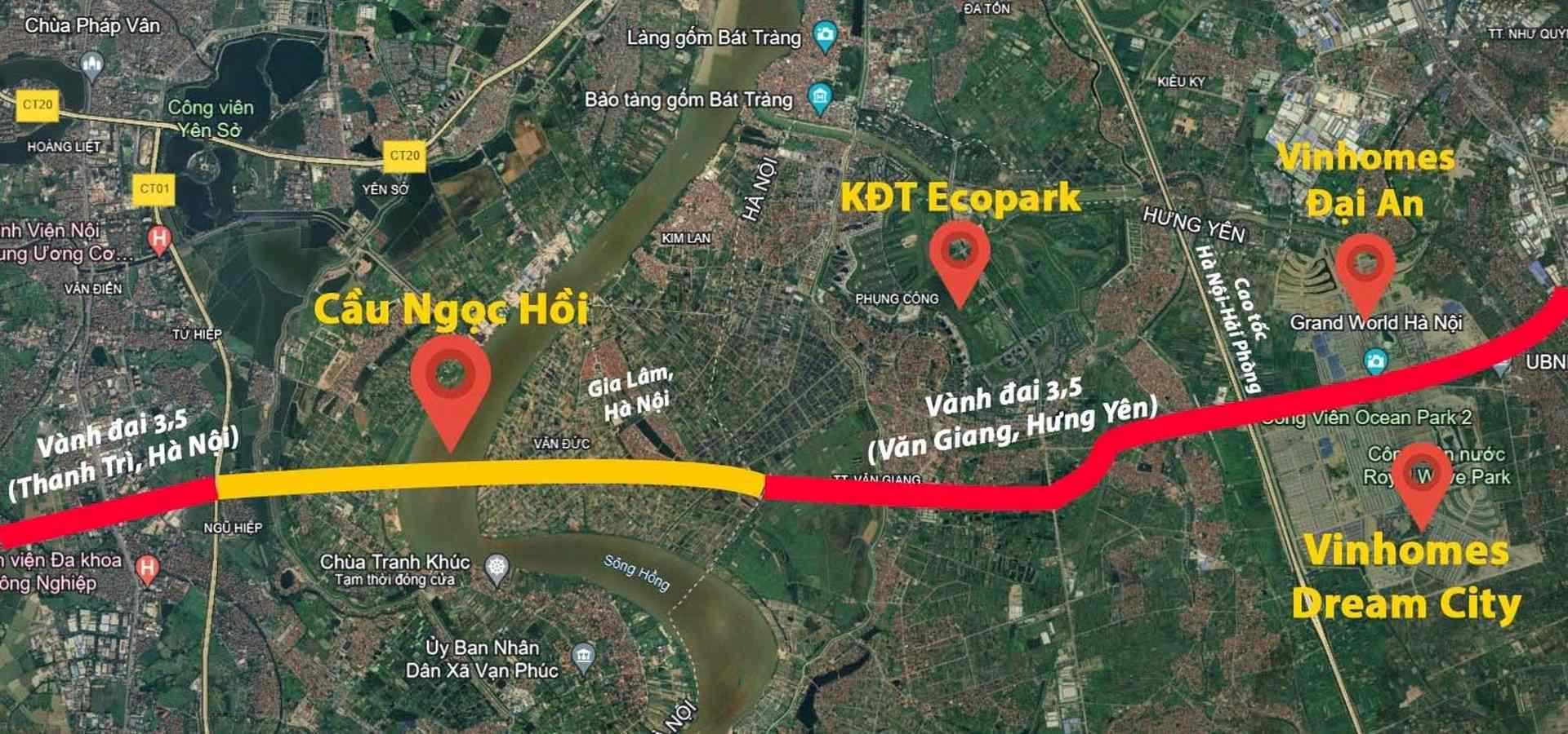 Đầu tư 11.770 tỷ xây cầu Ngọc Hồi nối Hà Nội với Hưng Yên 3 đầu tư 60shomnay