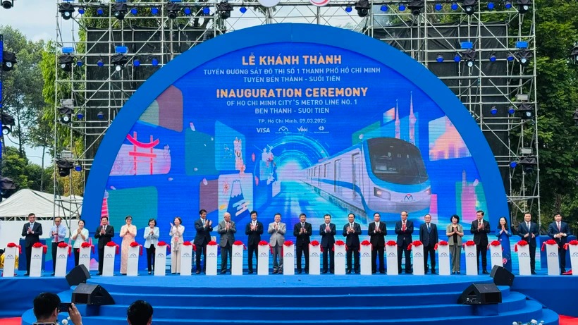 Đường sắt đô thị số 1 khánh thành phục vụ 5 triệu lượt khách 1 Đường sắt đô thị