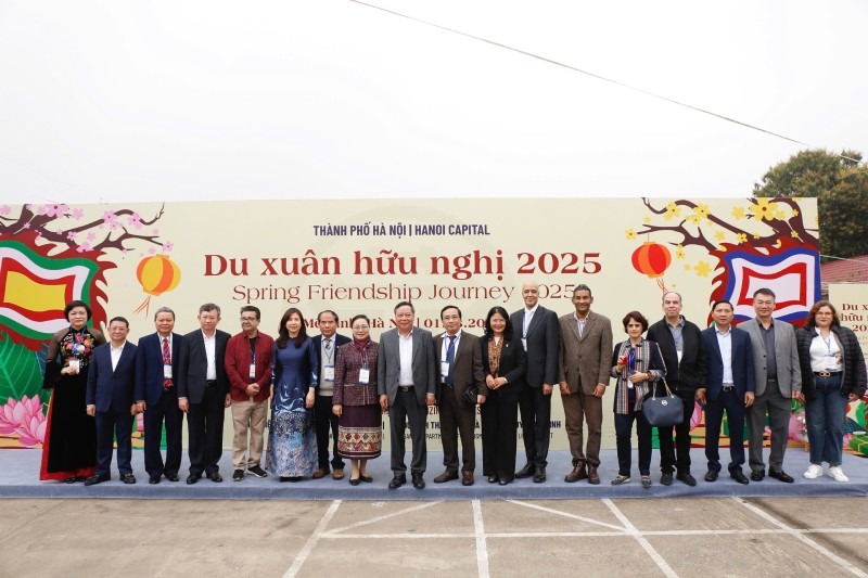 Du xuân Hữu nghị 2025 thu hút gần 400 đại biểu quốc tế tại Hà Nội