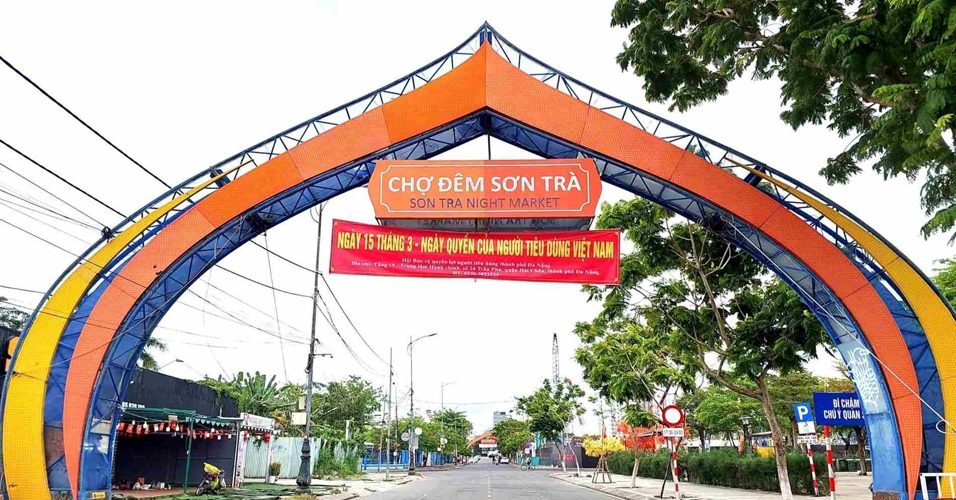 Chợ đêm Sơn Trà mới rộng 3.800m2 gần cầu Rồng 2 chợ đêm Sơn Trà