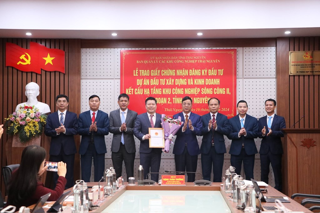 Sông Công II - giai đoạn 2 hoàn tất, bước tiến mới của Viglacera là gì? 1 dự án Khu Công nghiệp Sông Công II, giai đoạn 2, tỉnh Thái nguyên của Viglacera