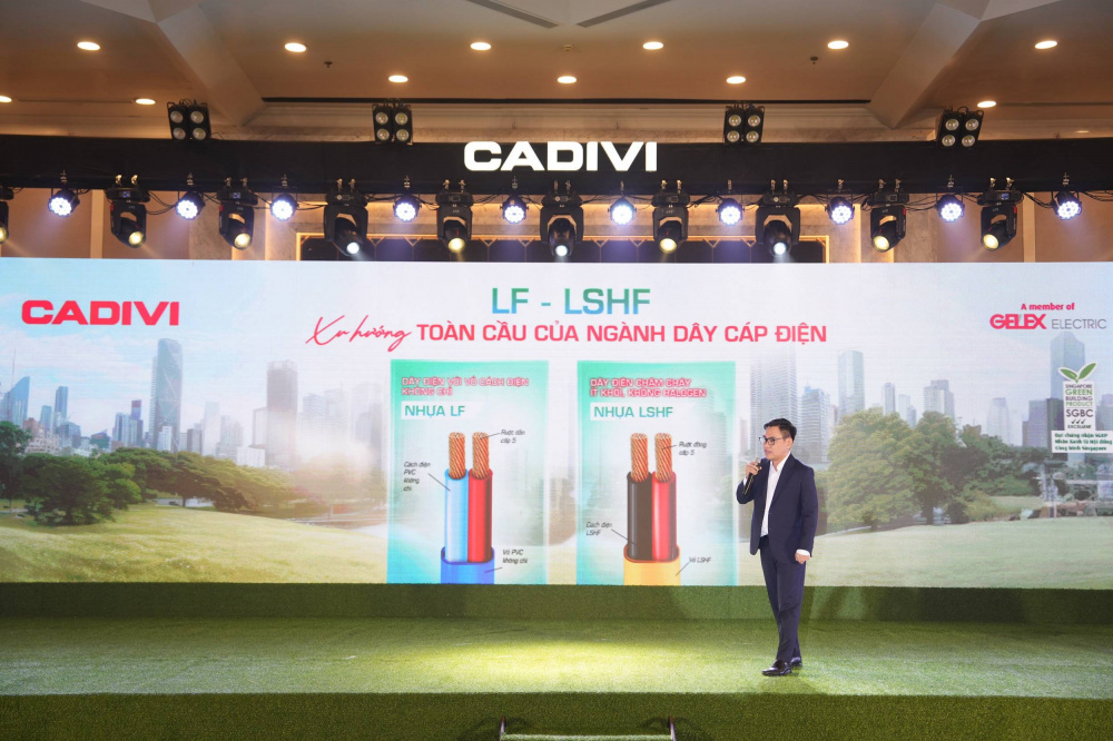 cadivi-ra-mat-day-dien-xanh
