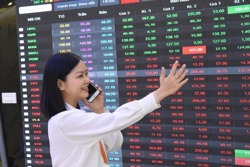 Cổ phiếu bất động sản bứt phá, VN-Index vững đà tăng điểm 1 cổ phiếu bất động sản