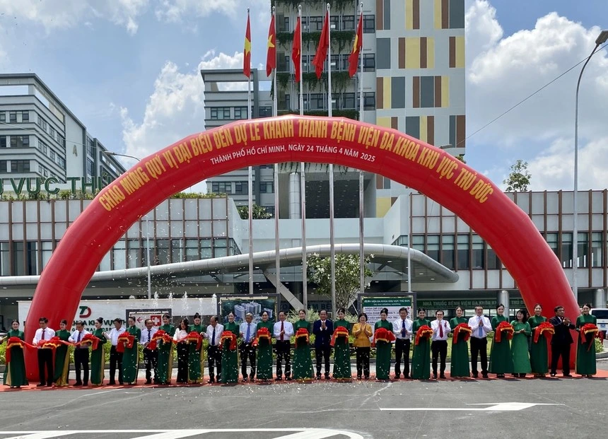 TP.HCM khánh thành bệnh viện Thủ Đức hơn 1.900 tỷ đồng, tăng cường y tế Đông Bắc. Ảnh: Đầu tư Chứng khoán