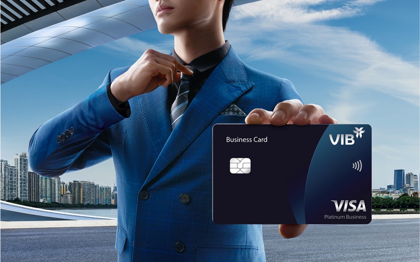 Thẻ VIB Business Card miễn lãi 57 ngày, hoàn tiền chi tiêu 1 Tăng tốc kinh doanh với VIB Business Card lựa chọn linh hoạt cho doanh nghiệp Việt. Ảnh: VIB
