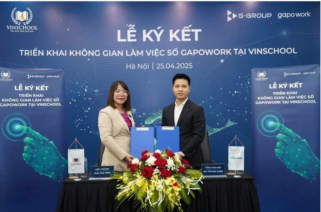 Việc Vinschool triển khai GapoWork phản ánh xu hướng chuyển đổi số mạnh mẽ trong ngành giáo dục Việt Nam