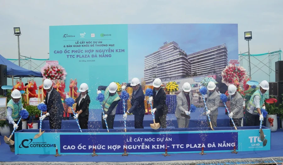 TTC Plaza Đà Nẵng cất nóc và bàn giao khối đế cho AeonMall 3 ttc plaza đà nẵng