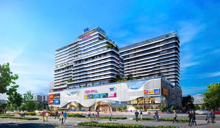 TTC Plaza Đà Nẵng cất nóc và bàn giao khối đế cho AeonMall 4 ttc plaza đà nẵng