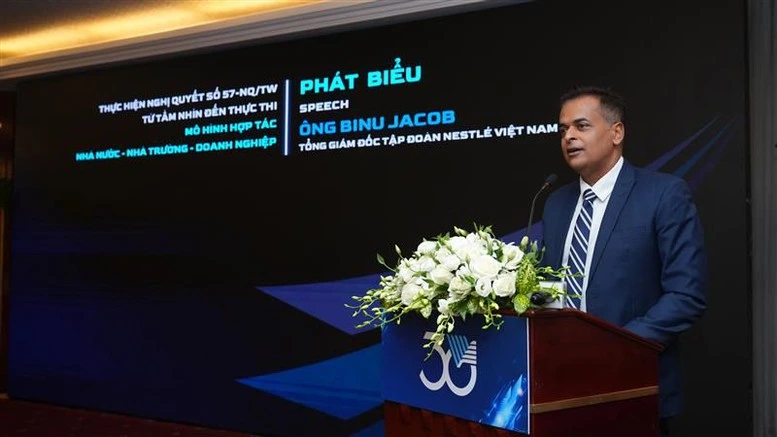 Nestlé Việt Nam đồng hành phát triển nhân tài trẻ qua mô hình “3 nhà” 2 Nestlé đầu tư mạnh mẽ cho thế hệ trẻ. Ảnh: VGP/PD