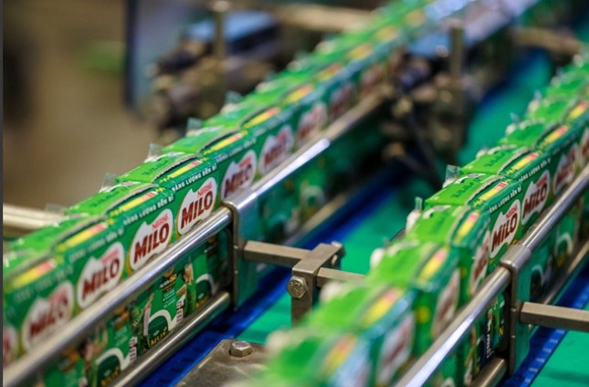 Dây chuyền sản xuất sữa Milo