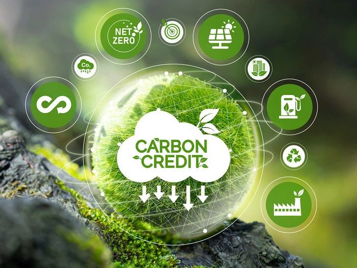 Tín chỉ Carbon, cơ hội vàng cho doanh nghiệp Việt trong chuyển đổi xanh 1 Tín chỉ carbon (đơn vị đo lường lượng khí nhà kính giảm hoặc hấp thụ) đang trở thành công cụ chiến lược. Ảnh: Thời báo Ngân hàng