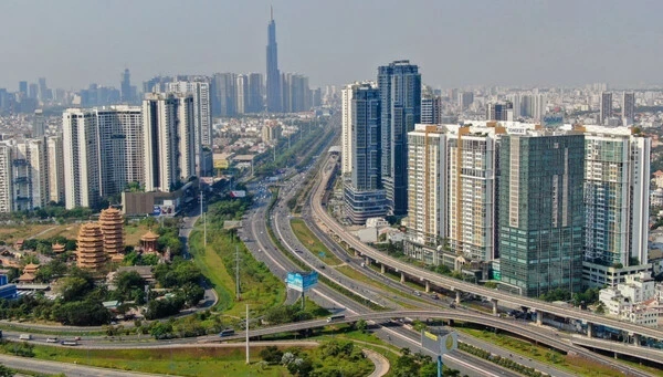 Bất động sản vùng ven Hà Nội, TP.HCM sôi động nhờ sức đẩy hạ tầng. Ảnh: Sưu tầm