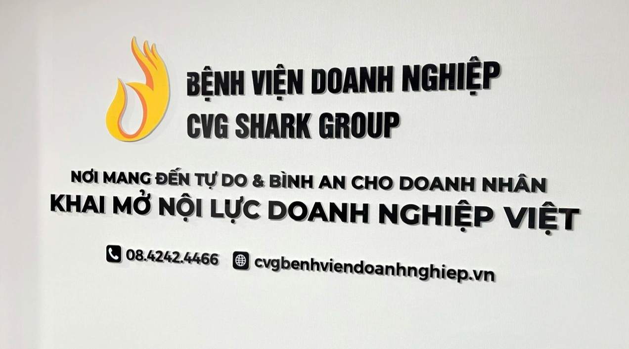 Bệnh viện doanh nghiệp CVG nâng nội lực, tối ưu vận hành cho doanh nghiệp Việt 1 Thương hiệu công ty bệnh viện doanh nghiệp CVG Shark Group