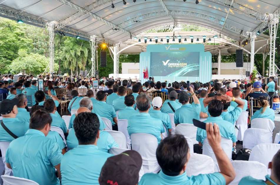 Green GSM khai trương taxi điện đầu tiên tại Philippines 2 Đông đảo khách mời và tài xế tham dự buổi lễ khai trương