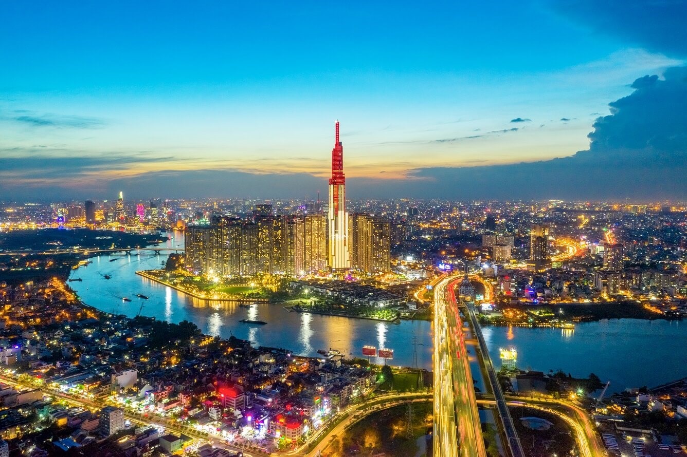 TPHCM hướng tới "Siêu đô thị" đáng sống top 100 thế giới 2 Việc hợp nhất TPHCM, Bình Dương, Bà Rịa-Vũng Tàu tạo cơ hội lớn cho thị trường tài chính và bất động sản. Ảnh: Sưu tầm