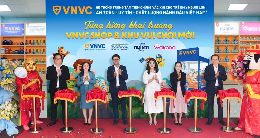 VNVC Shop khai trương từ ngày 1/6, giúp khách hàng yên tâm mua sản phẩm chăm sóc sức khỏe