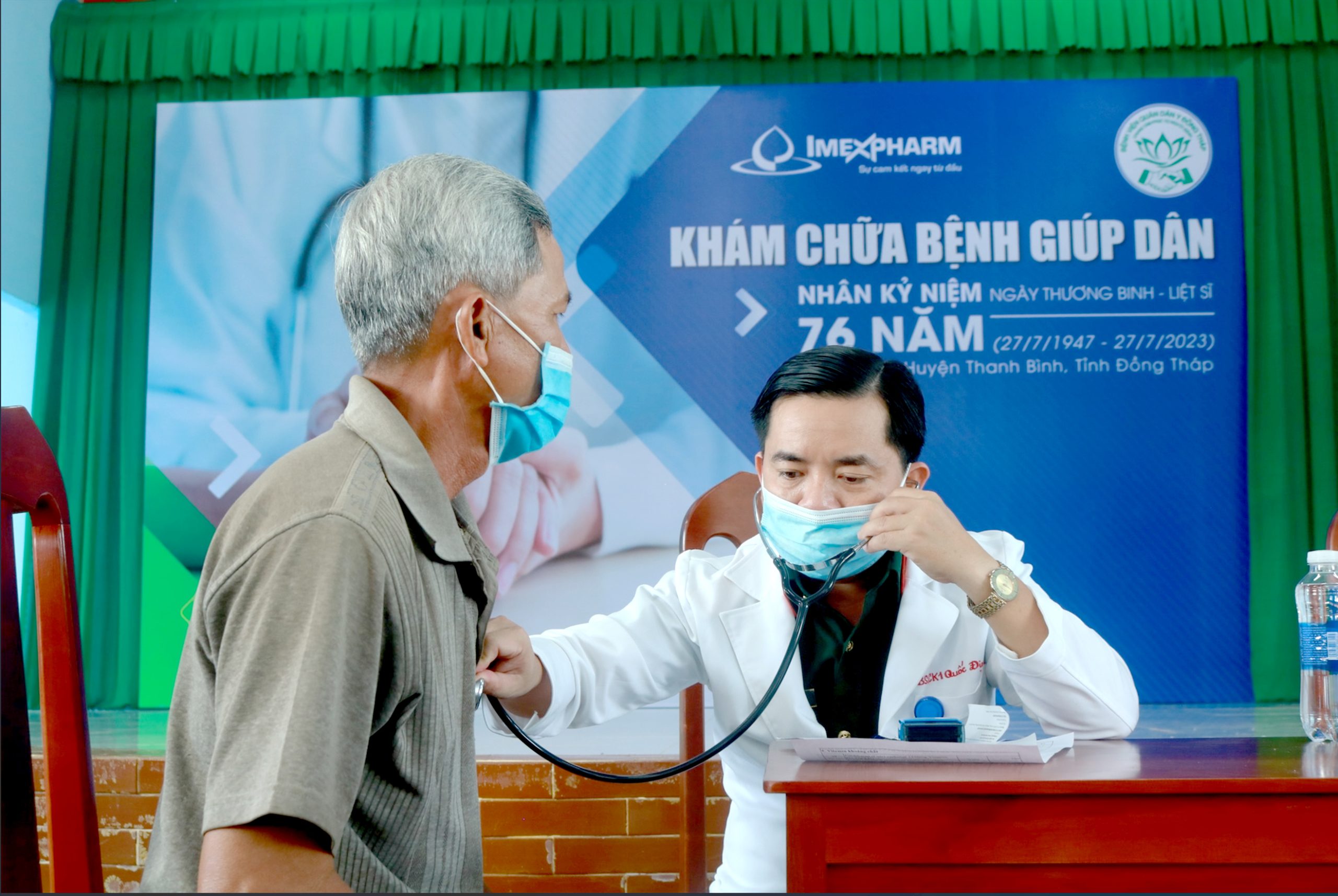 Imexpharm tổ chức hoạt động khám chữa bệnh giúp dân