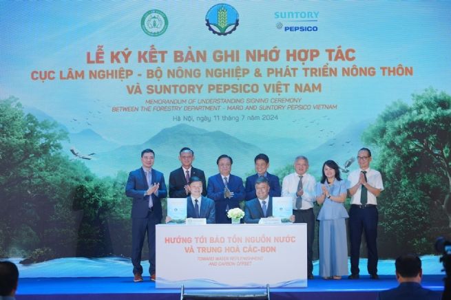 Suntory PepsiCo bứt phá với chiến lược xanh và đầu tư quy mô lớn 1 Doanh nghiệp nước giải khát tiên phong phát triển gắn với trách nhiệm cộng đồng